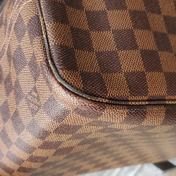 Louis Vuitton NEVERFULL MM Damier Ebene in cherry - Picture 10 of 16